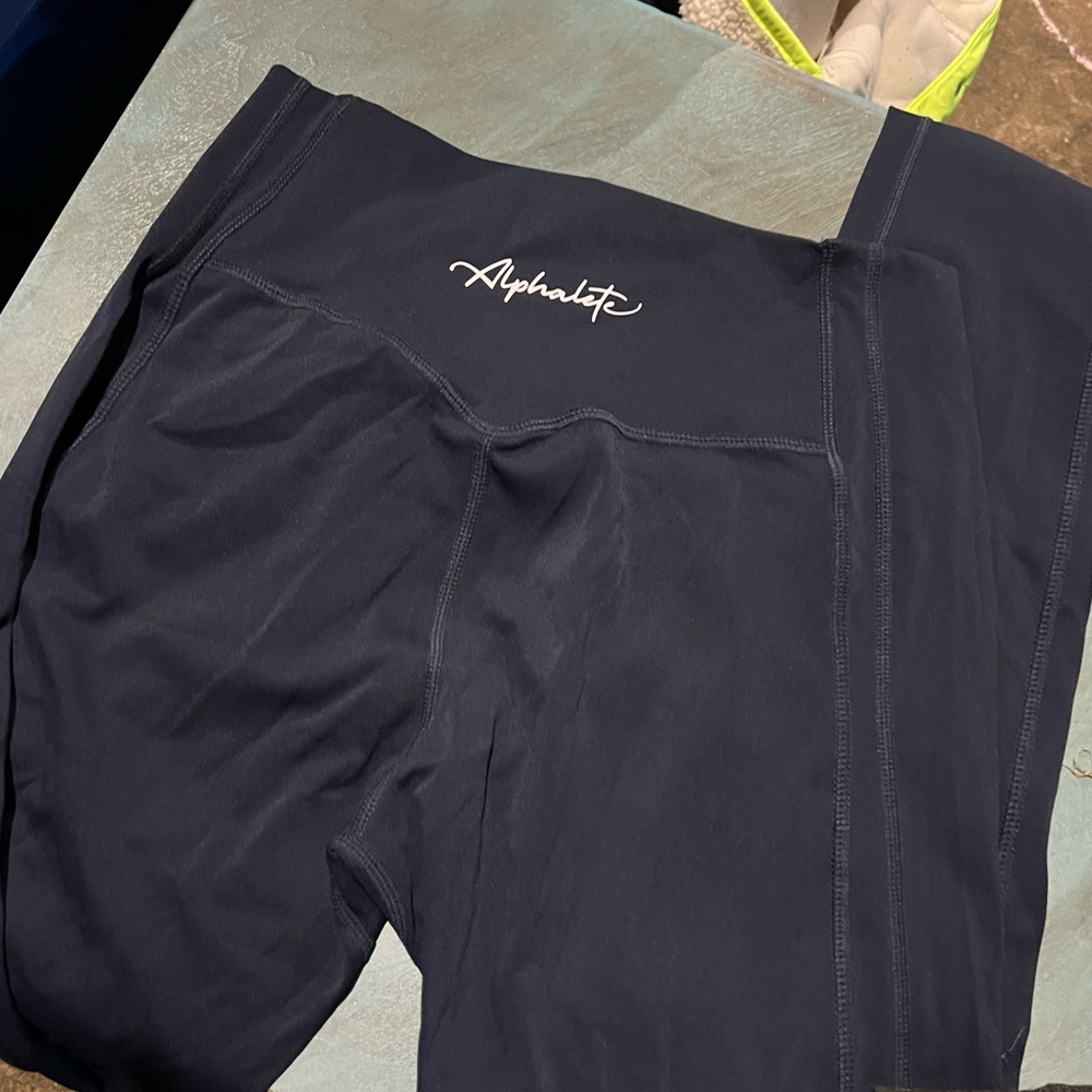 Blue Alphalete leggings size large
